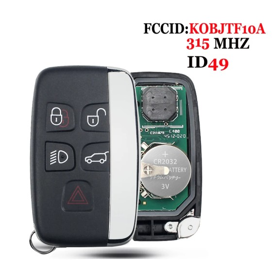 Land Rover 315MHz FCC: KOBJTF10A(No logo/Land Rover logo/Jaguar logo)
